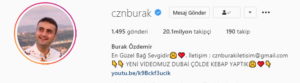 CZN burak instagram 20 milyon